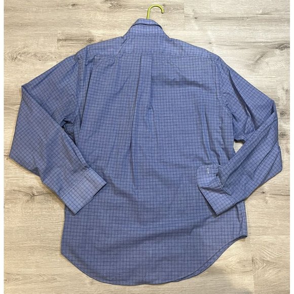 Lauren Ralph Lauren Men’s Button Up Shirt Long Sleeve Blue Classic Fit 17 36/37 - Picture 6 of 6